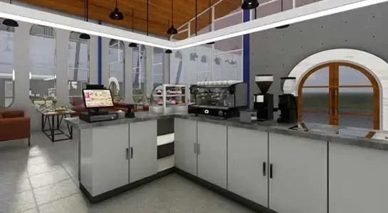 Coffee bar and counter design