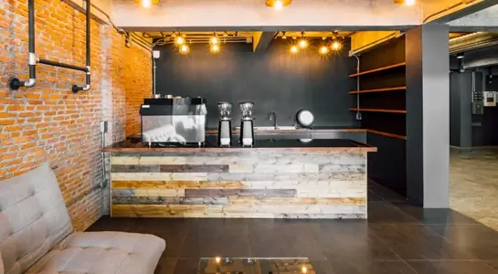 Coffee counter design