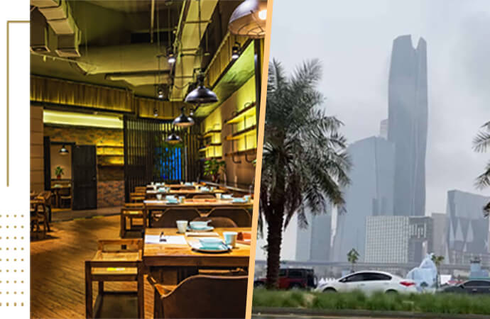 Modern coffee shop interior design in Riyadh