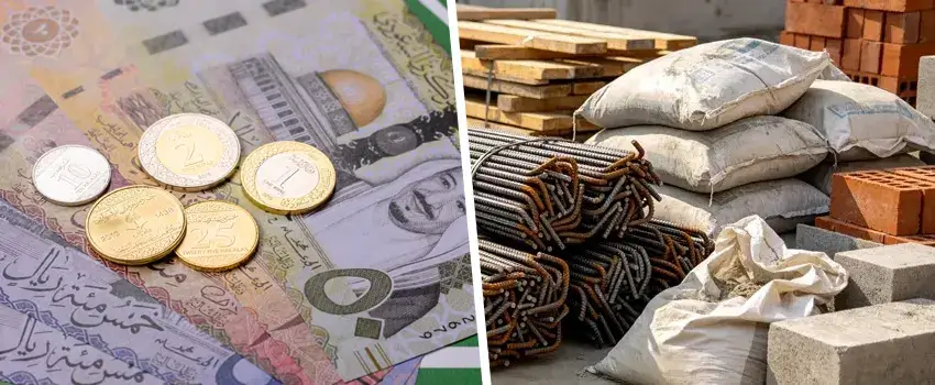 Construction material prices in Saudi Arabia