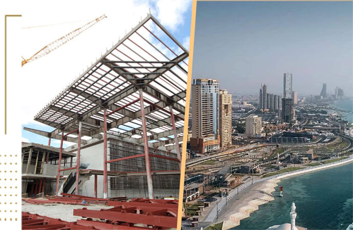 Industrial factory construction services in Jeddah