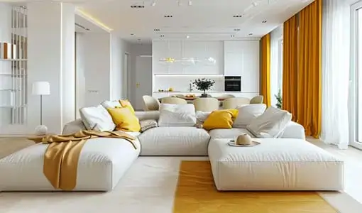 Family lounge interior design in Jeddah