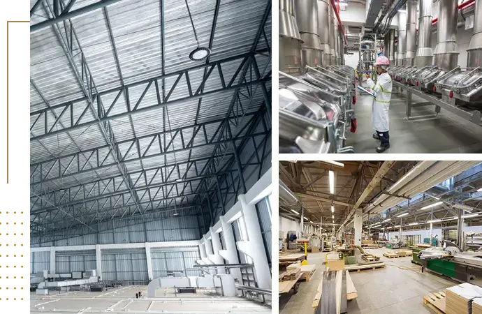 Food processing factories
