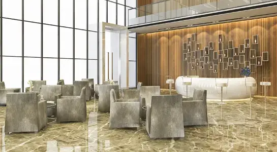 Hotel lounge and waiting area design