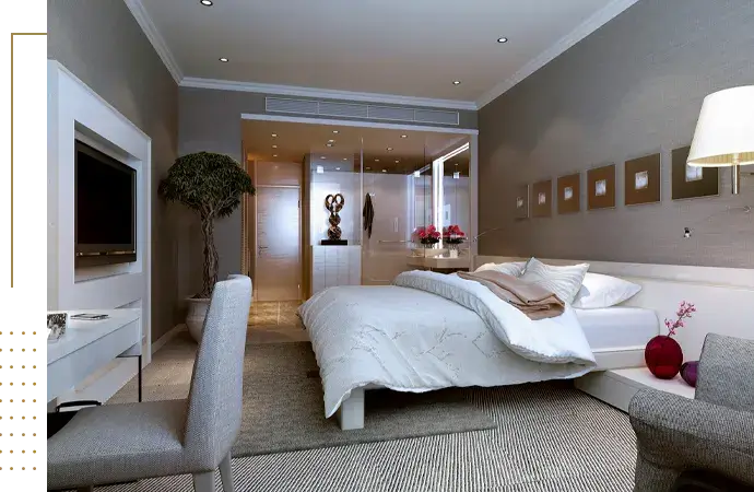 Hotels and furnished apartments