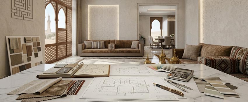 Interior design cost in Saudi Arabia