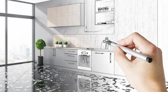 Kitchen space planning