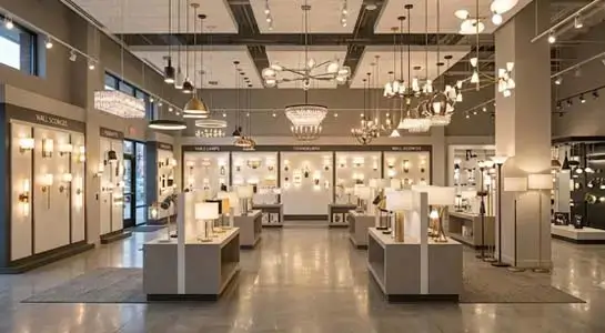 Lighting showrooms