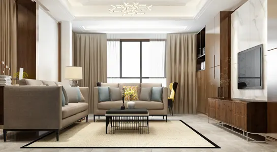 Living room interior design in Jeddah