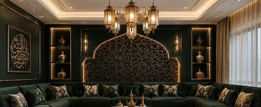 Majlis ceiling and lighting ideas for Saudi homes