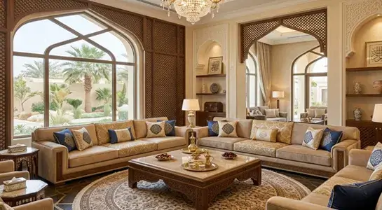 Majlis wall and ceiling renovation