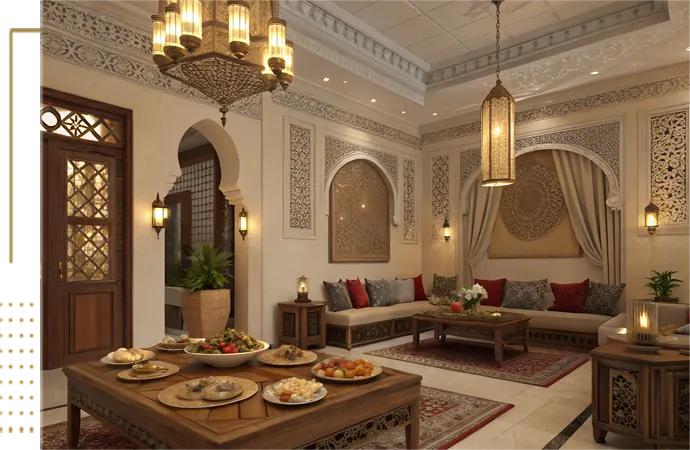 Modern Arabic home interior design