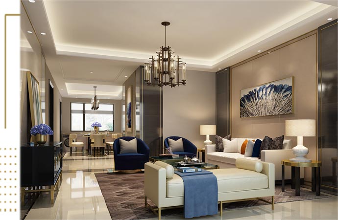 Modern home interior design in Jeddah