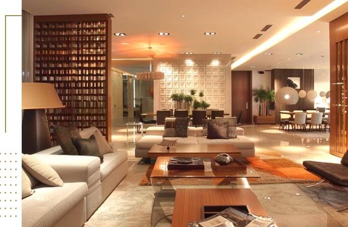 Modern villa interior design company in Jeddah