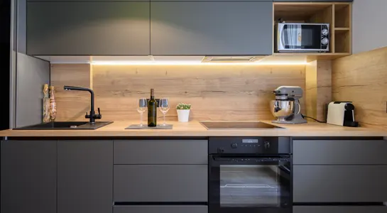 One-wall kitchen layout