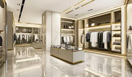 Retail shop and showroom interior design