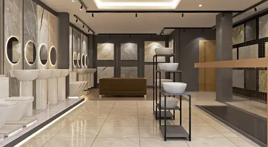 Shop and showroom interiors