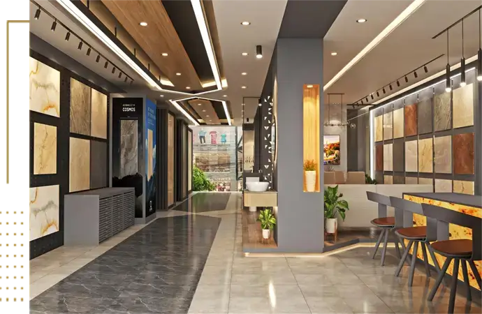 Showroom interior design company in Riyadh