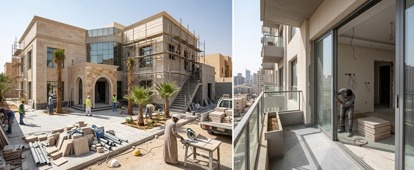 Villa renovation vs apartment renovation